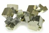 Incredible Natural Pyrite Cube Cluster - Navajun, Spain #325091-1